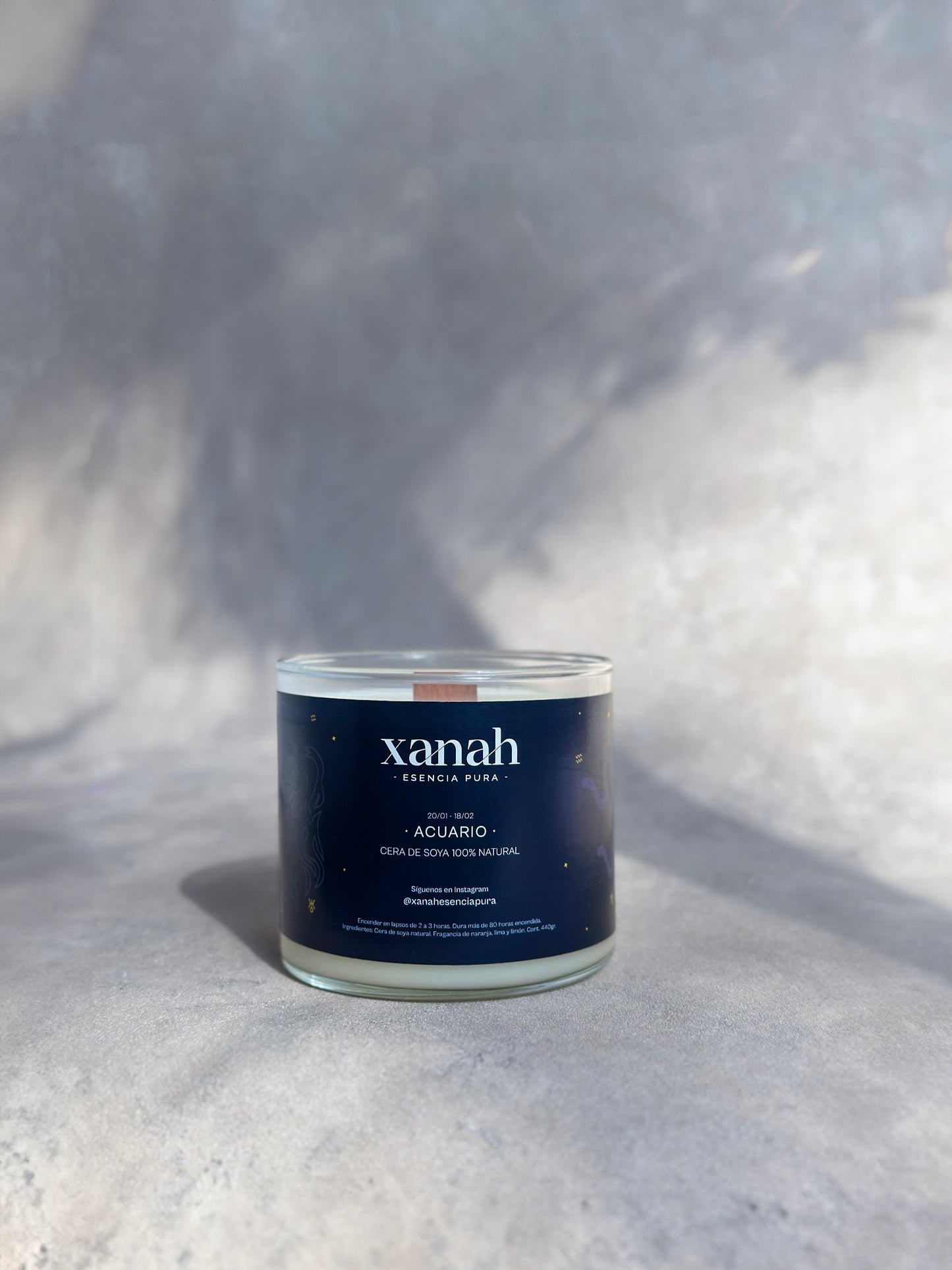 Vela aromática - ACUARIO | Naranja, Lima y Limón