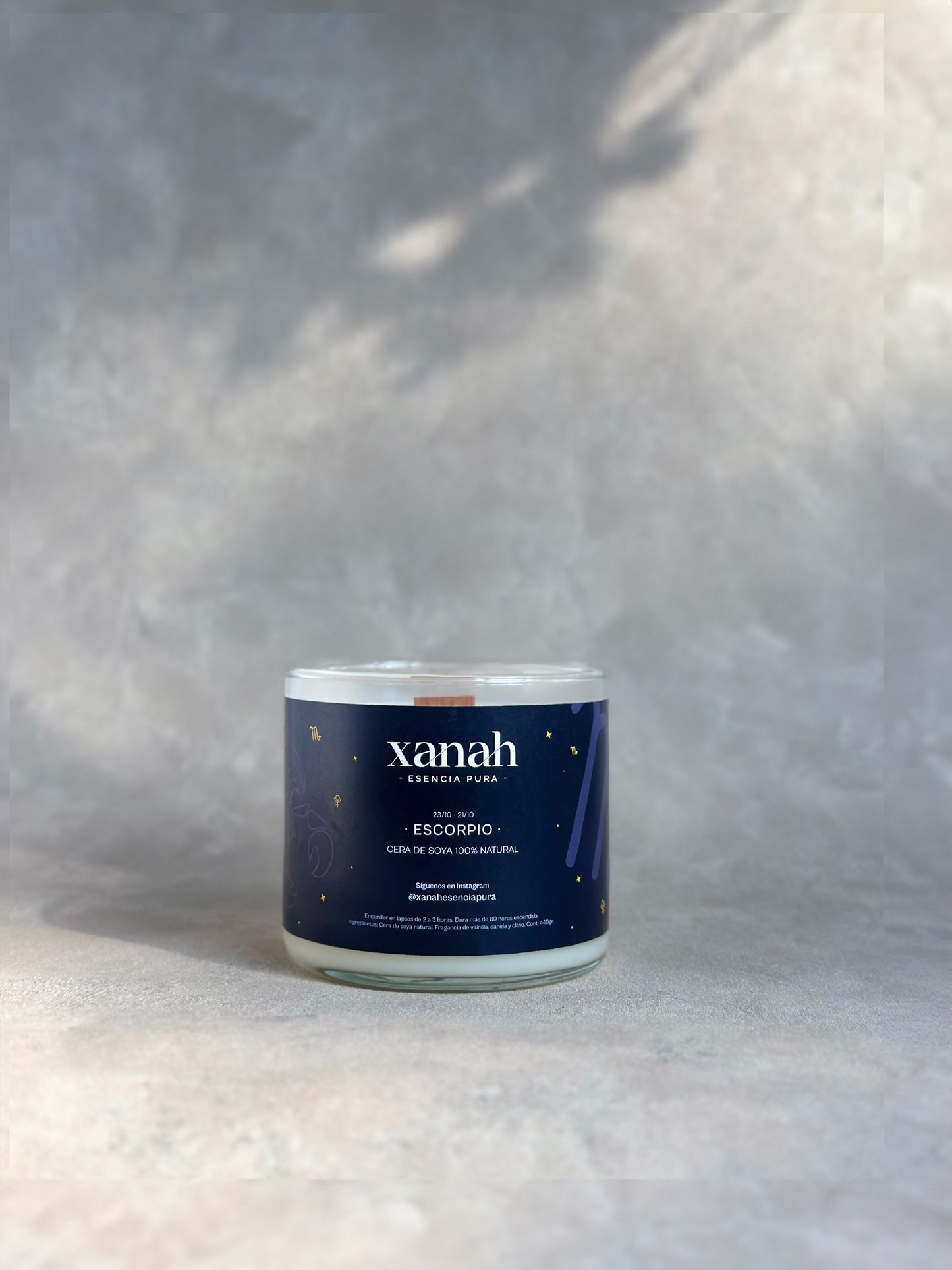 Vela aromática - ESCORPIO | Vainilla, Canela y Clavo