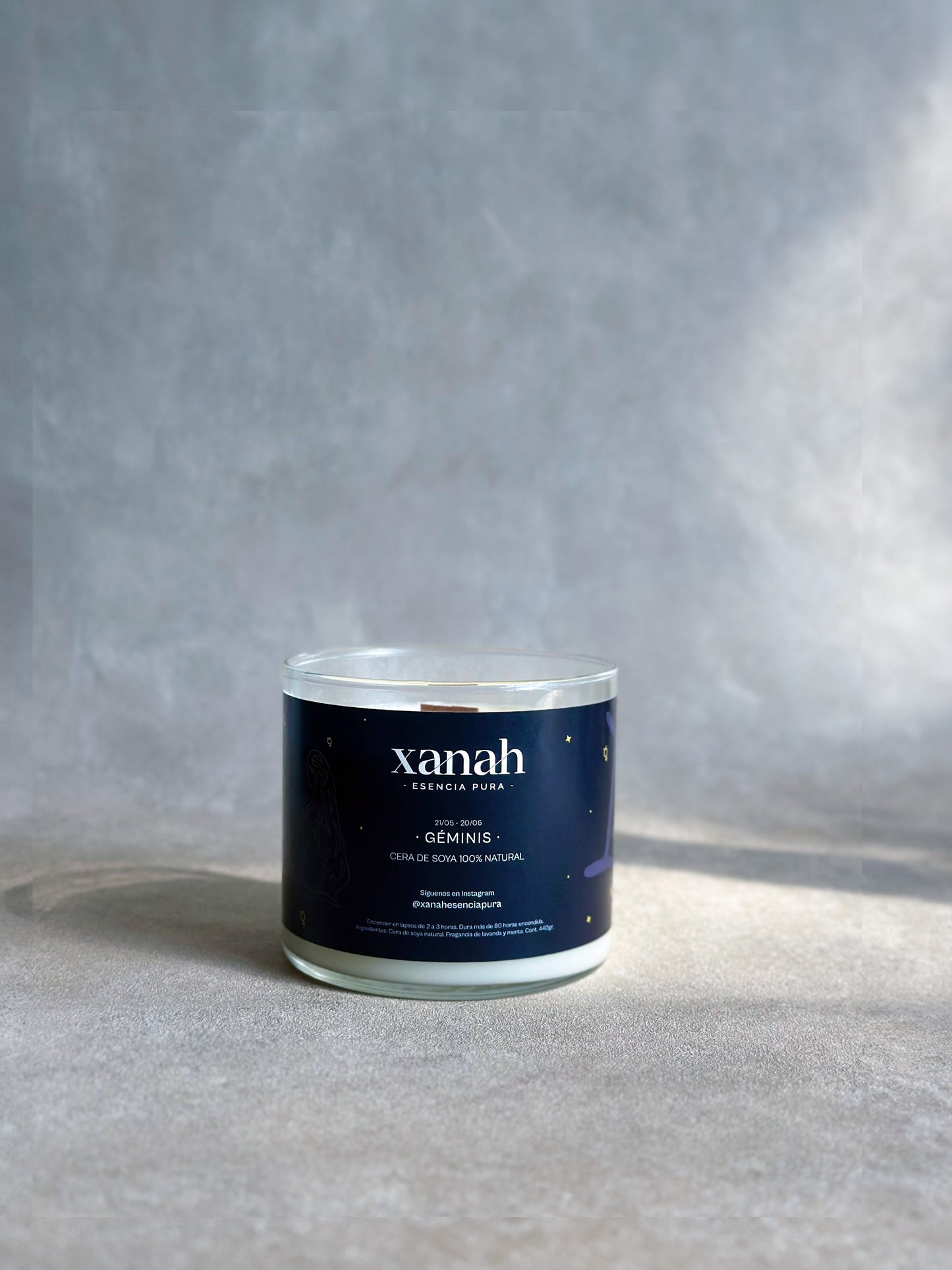 Vela aromática - GÉMINIS | Lavanda y Menta