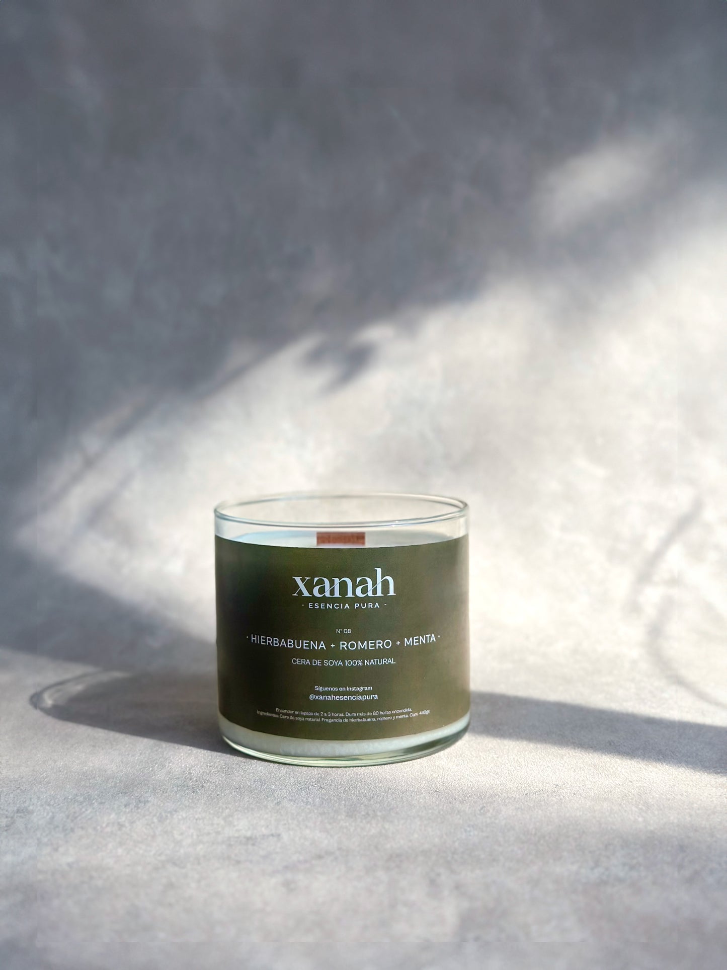 Vela aromática - No.08 | Hierbabuena, Romero y Menta