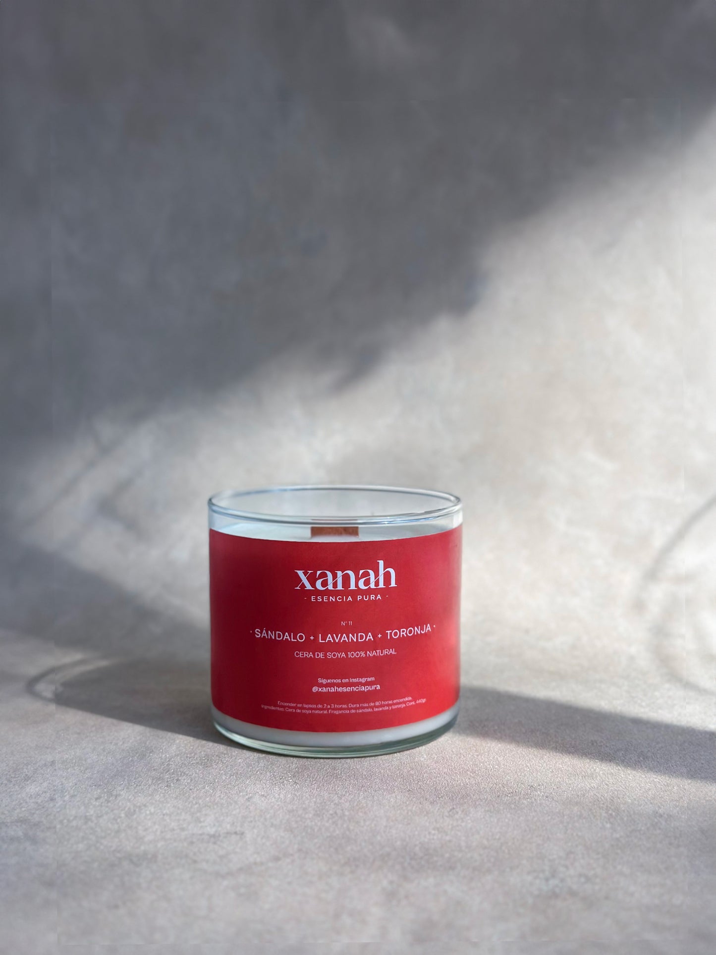 Vela aromática - No.11 | Sándalo, Lavanda y Toronja