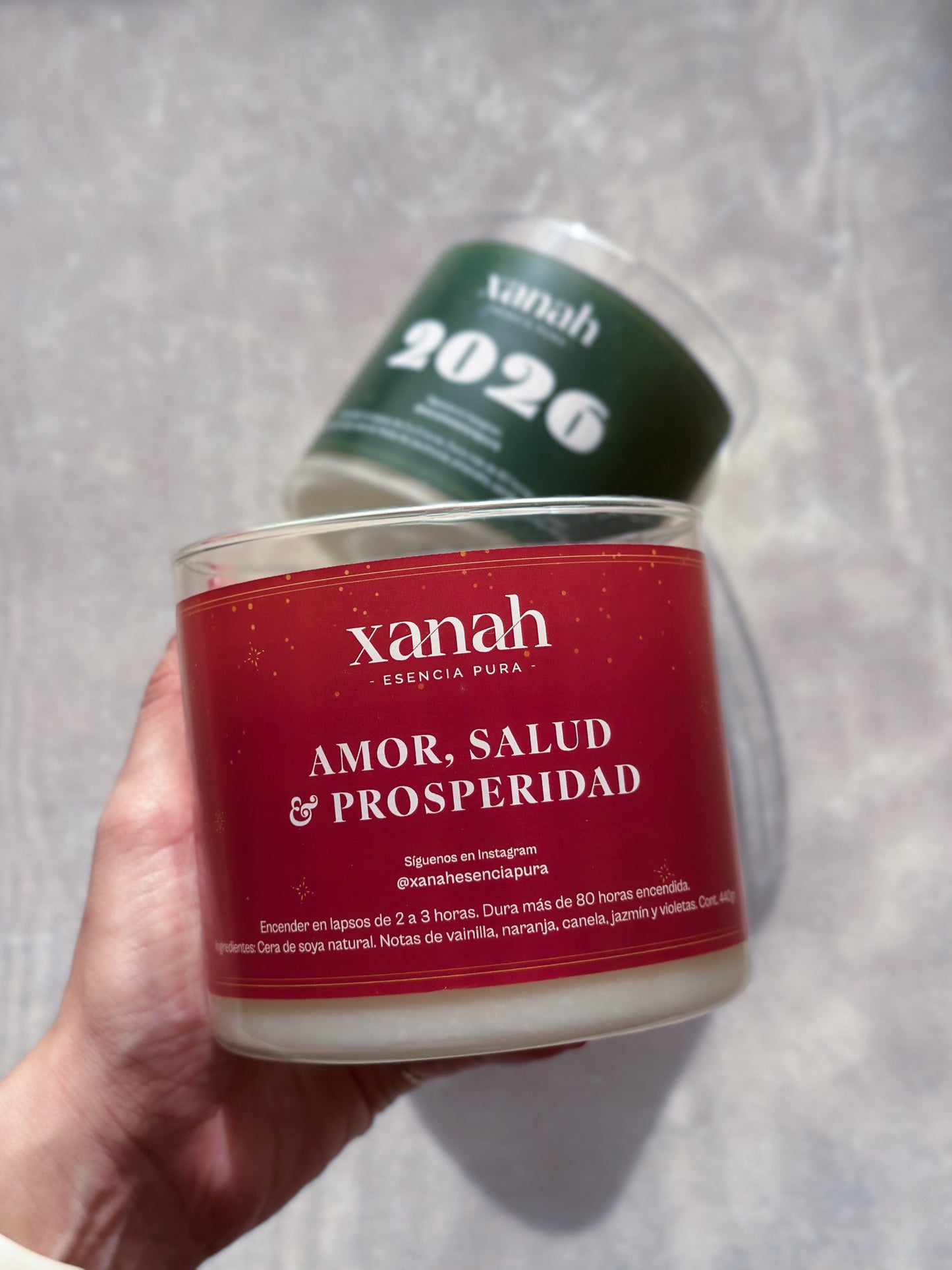 Vela aromática | Amor, salud & prosperidad